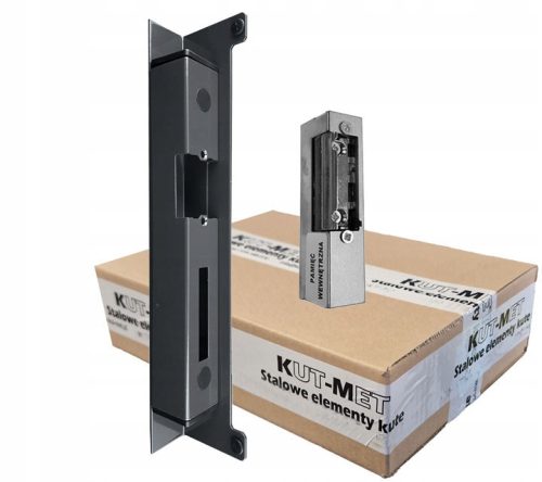 Locks for gates and doors - ELECTRIC LOCK + CASSETTE 40x40 FOR ANTHRACITE GATE