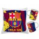  Set of MUG + PILLOW for FC BARCELONA fan