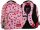 Cherry-Themed School Backpack for Girls - Lightweight & Water-Resistant