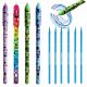  Set of 4 erasable PIXEL pens + 6 refills