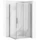 Rea Rapid shower cubicle with hinged doors 130 x 80 cm