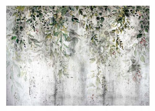 Photo wallpaper with 3D effect LEAVES Flowers Spots 368 x 254