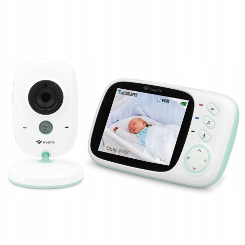  White electronic baby monitor from TrueLife