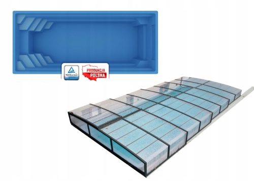 PLAST-POL rectangular swimming pool 660 x 320 cm