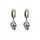  Elegant GOTHIC silver earrings SKULL silver