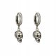  Elegant GOTHIC silver earrings SKULL silver