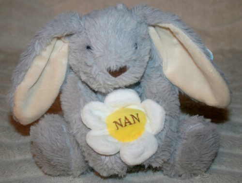  NAUGHTY RABBIT NAN with white flower NEW!