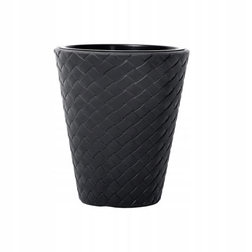  Prosperplast flowerpot 40 cm x 40 x 48 cm diameter 40 cm plastic in the colors grey and silver