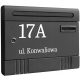 Accessories for gates, fences and doors Mailbox K1 black - UV lettering