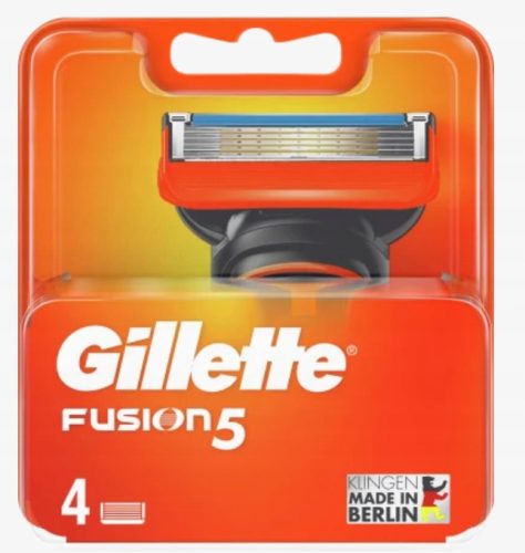  Gillette Fusion5 Blades razor cartridges 4 pieces