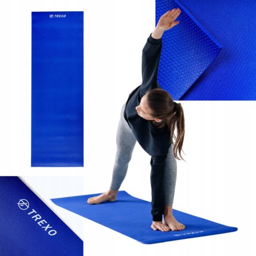  Trexo 6mm Blue Fitness Yoga Exercise Mat