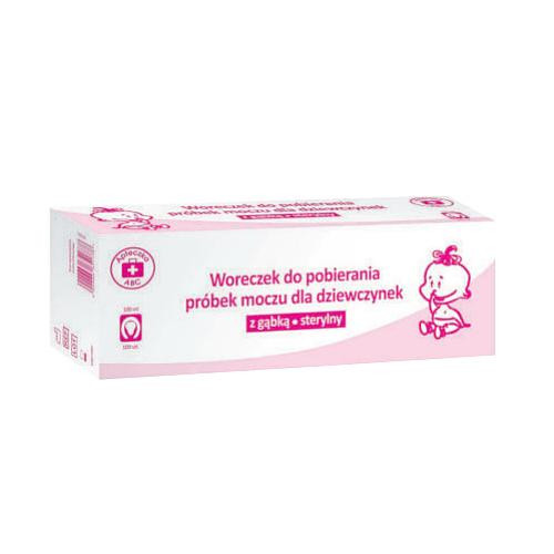  Urine bag for girls, 100 ml (ABC First Aid Kit)