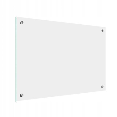 Glass pane 80 x 50 x 6 mm, polished tempered glass