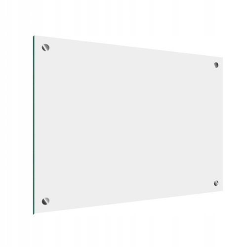 Glass pane 90 x 50 x 6 mm, polished tempered glass