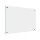 Glass pane 90 x 50 x 6 mm, polished tempered glass