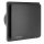 Harmann NAX BM 120 bathroom fan, matt black, with 120 mm flap