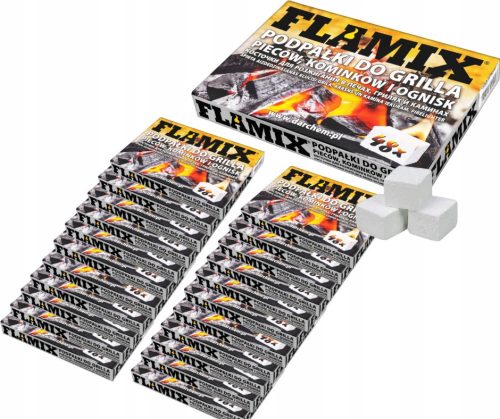 Briquettes, coals and lighters for grilling Flamix fire starter 6 kg