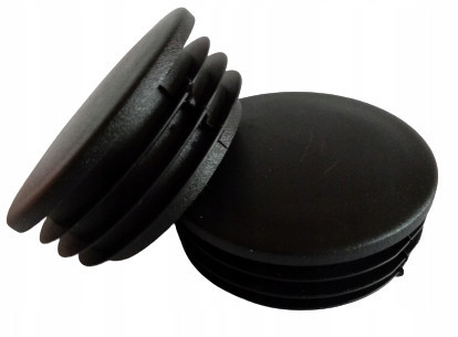 Plugs for pipes diameter 60, 100 pieces, BLACK