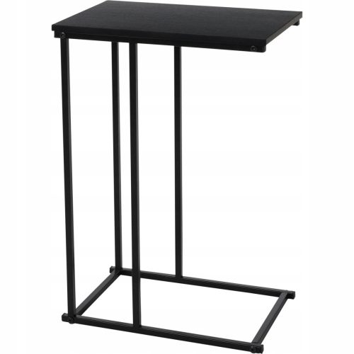  Home Styling Collection coffee table, rectangular side tables 26 x 40 x 58 cm, black