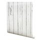 Self-adhesive wallpaper WHITE WOOD BOARD T19302