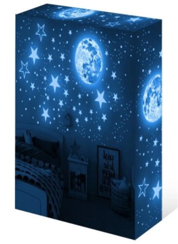  FLUORESCENT STARS COSMOS STICKERS 563 PCS