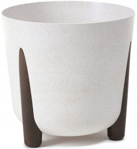  BratGO flowerpot 26 cm x 26 x 25.3 cm diameter 26 cm plastic white