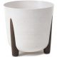  BratGO flowerpot 26 cm x 26 x 25.3 cm diameter 26 cm plastic white