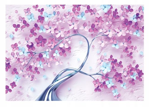 3D FLOWERS TREE photo wallpaper for the bedroom 312x219