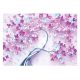 3D FLOWERS TREE photo wallpaper for the bedroom 312x219