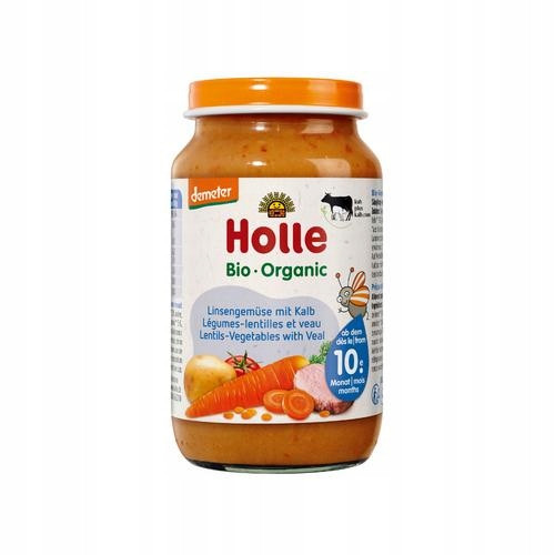  Holle Dinner for Infants Lentils-Vegetables with Veal from 10 months 220 g veal, potatoes