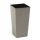  Lamela flowerpot 25 cm x 25 x 46.5 cm, plastic in grey and silver