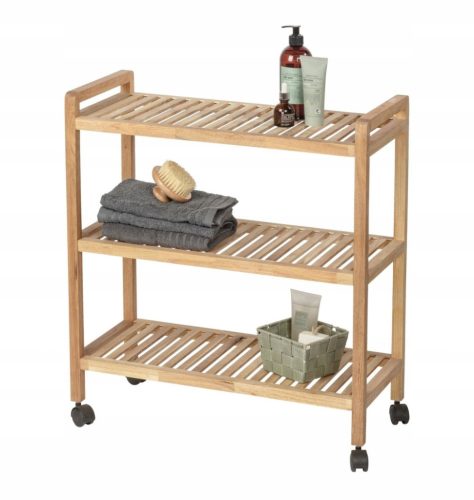 Wenko walnut bathroom shelf 31 x 65 x 72 cm