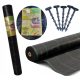 Agrartextil - Agricultural mulching fabric (anti-weed) GalaGarden black 110 x 10000 cm 80 g/m²