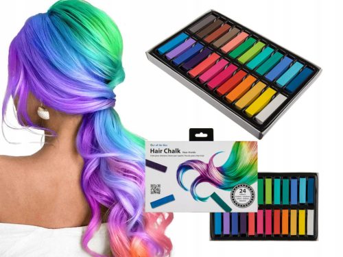  WASHABLE HAIR COLORING CHALK FOR KIDS x24