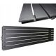  LOFT decorative radiator 45x180 Anthracite Structure 1102W HORIZONTAL