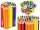  Colored Pencils, Large Placemat, 10 Colors, 60 Pieces