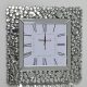 Clock for home BellaCasa.co Wall Clock Silver 50cm