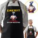 Kitchen towels, gloves and aprons Jolaprint kitchen apron 65x70 cm black