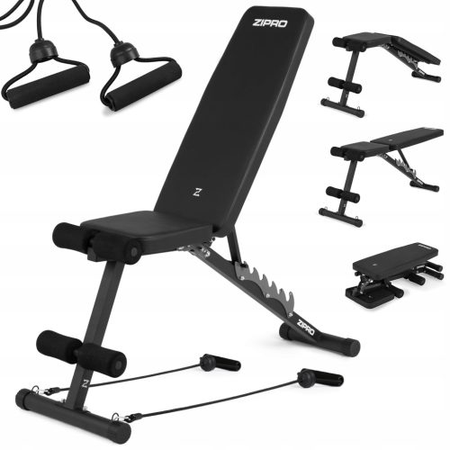  Tempo exercise bench with Zipro expanders