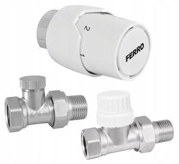 Ferro ZTM20 straight thermostatic set