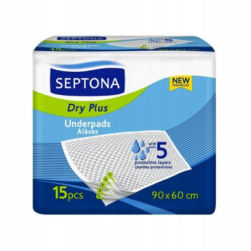  Septona Dry Plus hygienic pads 90x60 cm 15 pcs.