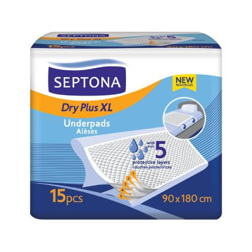  Septona Dry Plus XL hygienic pads 90x180 cm 15 pcs.