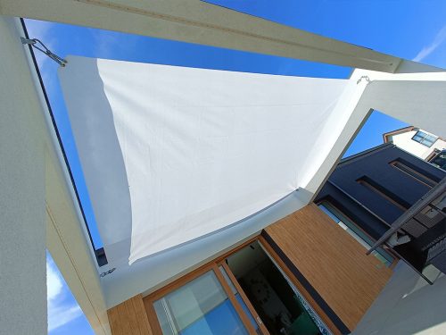  Voile de jardin 320 x 320 cm, plastique