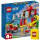  LEGO City 60375 Fire Station and Fire Engine + LEGO Paper Bag