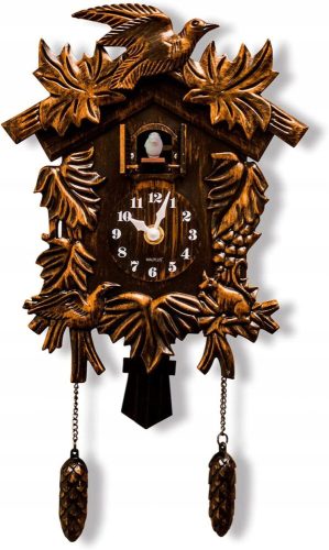 Clock for home WALPLUS Wall Clock, Brown tones, 20.2 cm