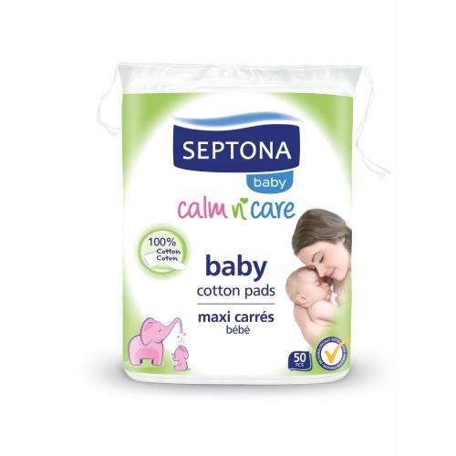  Septona Baby square cosmetic pads 50 pcs.