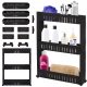 Bathroom Shelves Springos HA1016 Bathroom Cabinet, Black