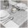 Tablecloth Runner Table Runner White, Black, Shades of Grey, Multicoloured 180 x 40 cm