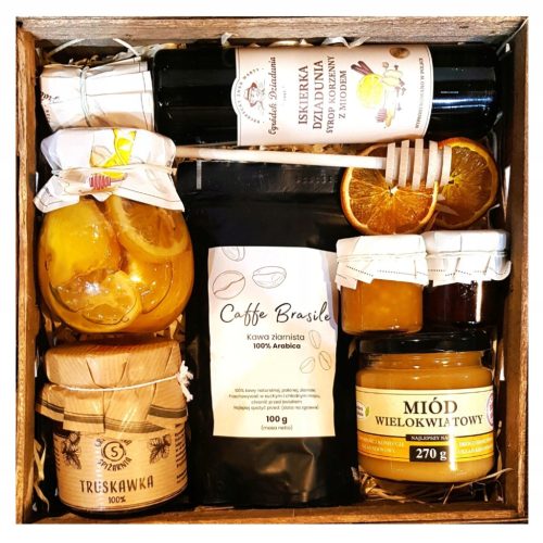  BIG GIFT BASKET HONEY JAM SYRUP BASKET18