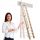 Kornik wooden ladder with handrail, 304 cm